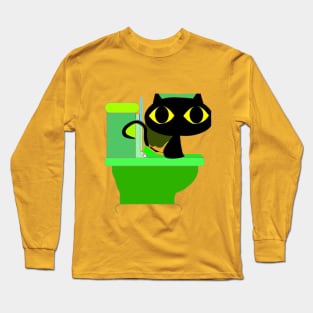 PIPI ROOM CAT Long Sleeve T-Shirt